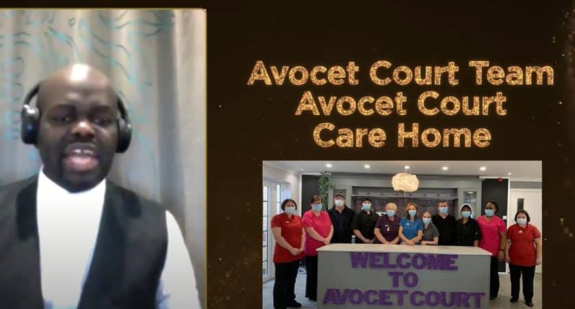 Avocet Court Team of the Year finalists at the Suffolk Care Awards 2021